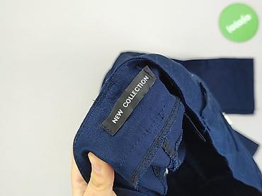 granatowa: Denim Collection, Spodnie materiałowe damskie, rozmiar S — 5