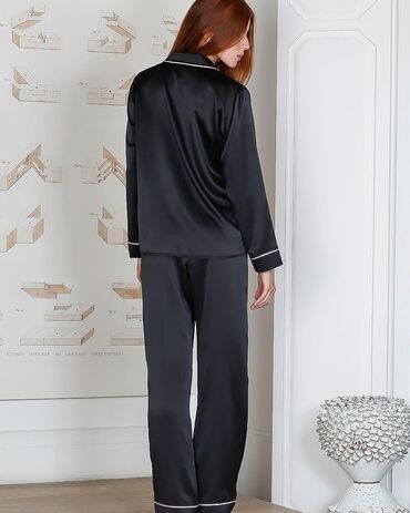 Домашние костюмы: Шикарная двойка Ткань :Атлас, Х/Б Производство Турция КИТАЙ — 8