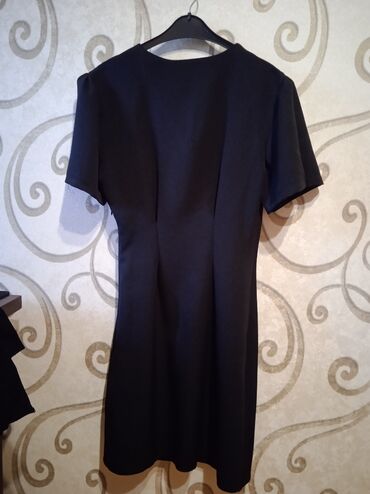 платье чёрное: Повседневное платье, Made in KG, Осень-весна, Короткая модель, S (EU 36)