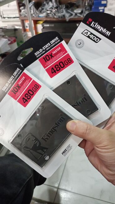 SSD diskləri: Daxili SSD disk Kingston, 480 GB, Yeni