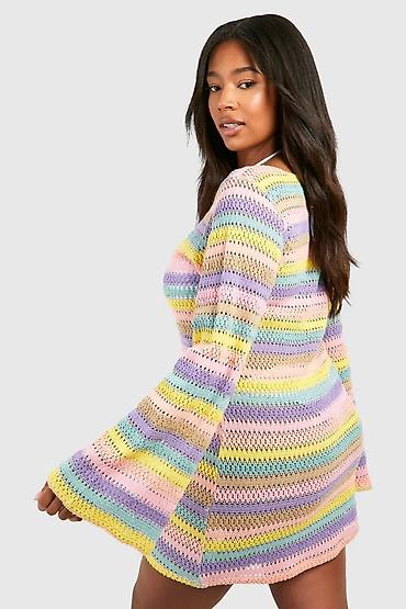 roxy papuce: Boohoo kimono haljina za plazu. Plus size. pazuh moze do 58 ali je — 1