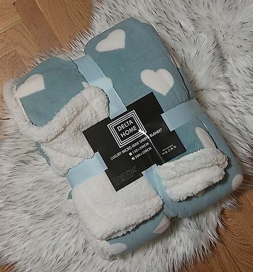 Ćebad i pokrivači: DELTA HOME Luxury Micro Mink-Sherpa ćebe Dimenzija 200x200 - Tip — 12