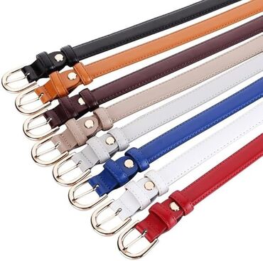 Ремни и пояса: Ремень, Материал: Экокожа, Женские, Новый — 2