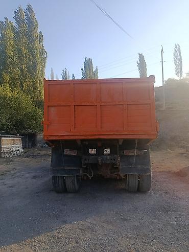 бак кыйабыз: Самосвал КАМАЗ, оранжевый, колесная формула 6×4. Основные — 4