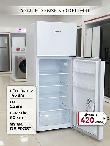 hisense l830: Yeni 2 qapılı Hisense Soyuducu Satılır, rəng - Ağ — 1