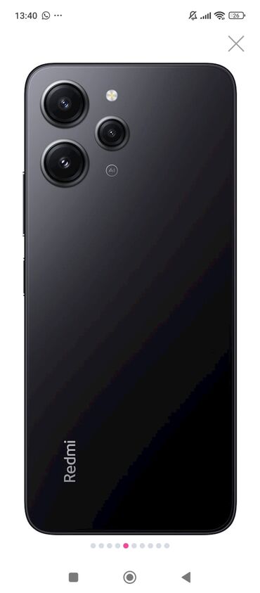 Redmi: Redmi 12, 256 GB, rəng - Qara, Sensor — 5