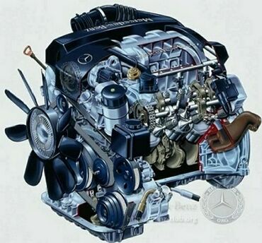 манипулятор продаж: Бензиновый мотор Mercedes-Benz 2000 г., 3.2 л, Б/у, Оригинал, Германия