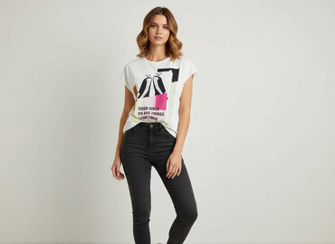 t shirty space: SZACHOWNICA, Футболка жіноча, розмір S