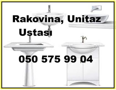 Borular və şlanqlar: Rakovina Unitaz Ustası. Quraşdırma, Unvanda Təmir. Santexnik Usta