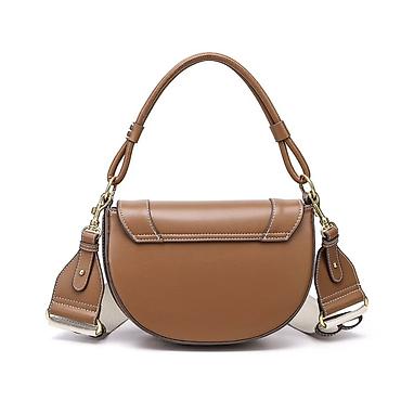 zara hm: Сумка женская, полукруглая, карамельно-коричневого цвета.от Zara — 2