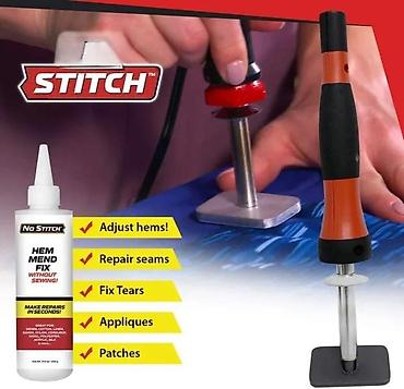 Električni pištolji za lepak: No Stitch – komplet za popravku tkanina bez šivenja Opis proizvoda: - — 5