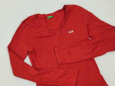 czerwone spodnie pepco: United Colors of Benetton, Women's blouse, size S (EU 36)
