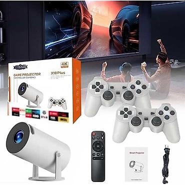 Видеоигры и приставки: 🎮 Проектор + Игровая приставка X10 Plus (4K) Идеальный подарок для — 4