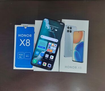 128 gb telefonlar: Honor X8, 128 GB