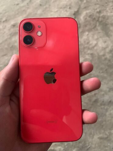 новый айфон xs: IPhone 12 mini, Б/у, 128 ГБ, Красный, Чехол, 79 %