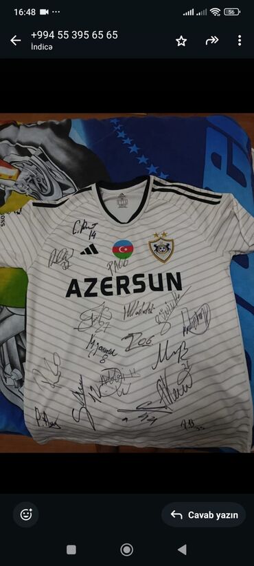 Nərdlər: İmzalı Qarabağ formaları və Orginal Zoubir forması satılır real