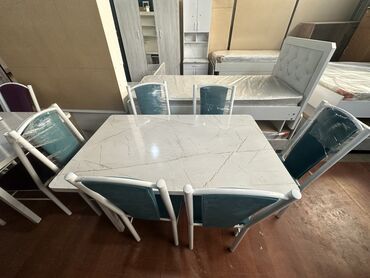 стеклянные столики: Комплект стол и стулья