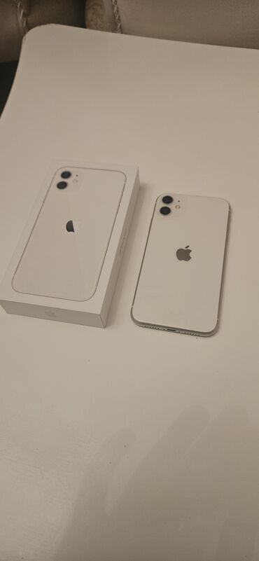 Apple iPhone: IPhone 11, 64 GB, Ağ, Face ID