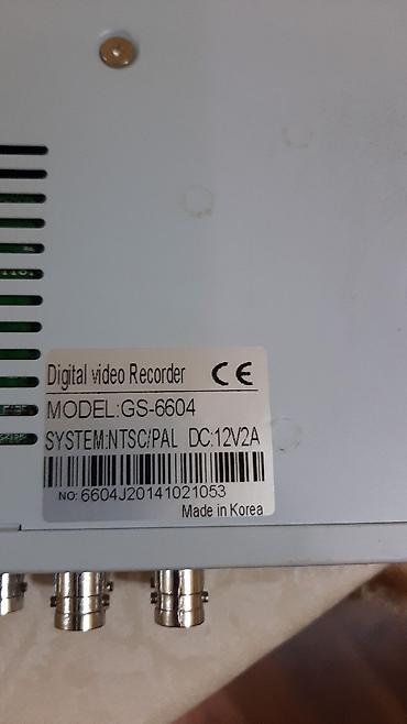 s video kabel: GoldStar GS-6604 Rəqəmsal Video Qeydiyyatçı (DVR) - Model: GS-6604 - — 3
