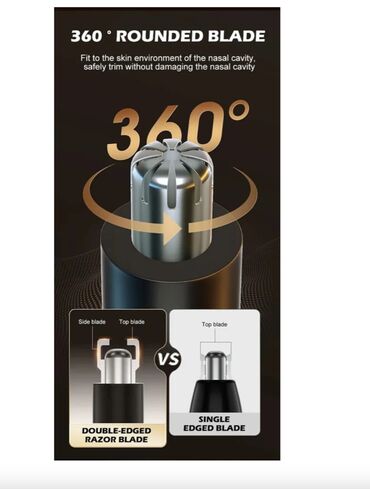 Триммеры: ✂️ триммер для носа, ушей и бровей vgr v-615 2 в 1 🔌 питание — 6