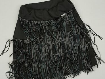 satynowe spódnice czarne: Spódnica, M, stan - Dobry
