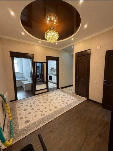 кок жар квартира сдаю: 3 комнаты, 96 м², Элитка, 7 этаж, Евроремонт