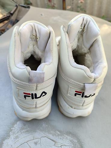 tech flice: Кроссовки, 39, Fila, Б/у, цвет - Белый, Платная доставка — 2