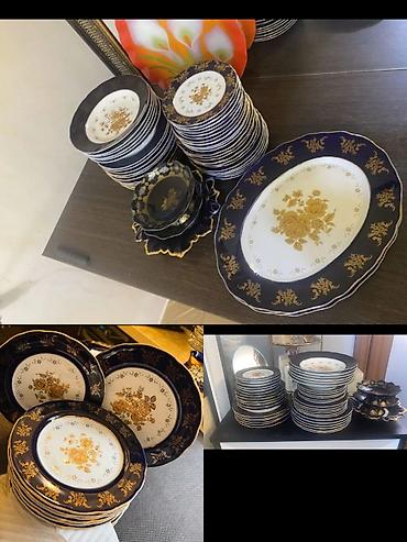 Nahar dəsti, rəng - Ağ, Farfor