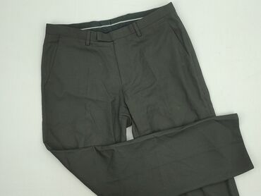 stradivarius spodnie zielone: Suit pants for men, S (EU 36), condition - Perfect