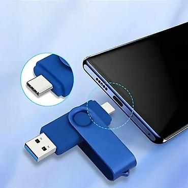 Hard diskovi, eksterni diskovi: USB flash memorija(dvostruki-USB i C ulaz) 128MB NOVO. DUALNA FLEŠ — 8