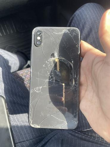 alfon x: IPhone X, Space Gray, Qırıq — 1
