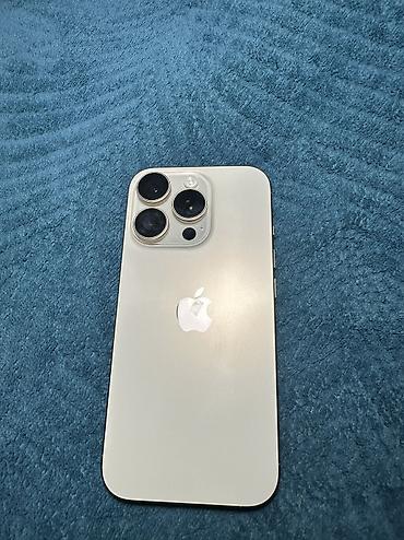 iphone 6: IPhone 16 Pro, Б/у, 128 ГБ, Desert Titanium, Защитное стекло, 89 % — 1