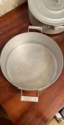 Mətbəx aksesuarları: Yeni, Aş qazanı, rəng - Gümüşü, Alüminium, 36 sm, SSRİ