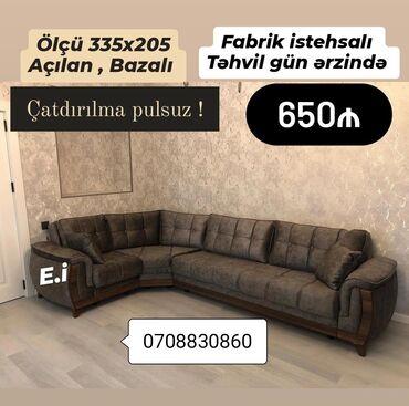 Künc divan, Yeni, Açılan, Bazalı, Şəhərdaxili pulsuz çatdırılma