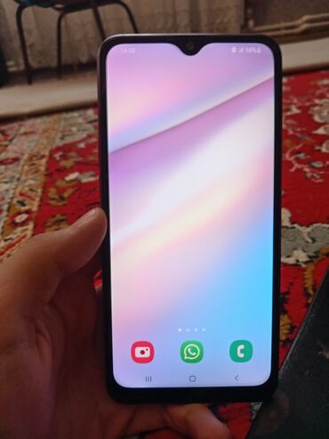 i̇phone telefonlar: Samsung A10s, 32 GB, rəng - Qırmızı, Barmaq izi