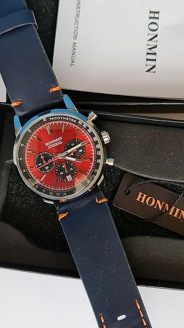 Ručni satovi: HONMIN HM8009 muški ručni sat – hronograf sa tahimetrom - Kućište od — 12