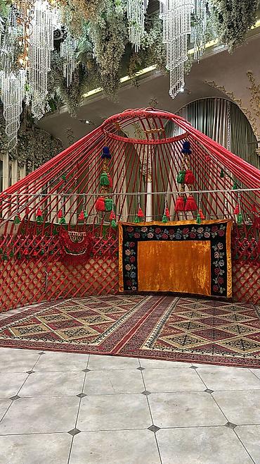 Аренда юрт: Аренда юрты, Каркас Деревянный, 75 баш, Стулья, Стол, С полом — 27