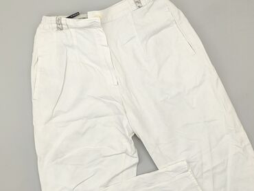 dżinsy moda: Material trousers, C&A, S (EU 36), condition - Good