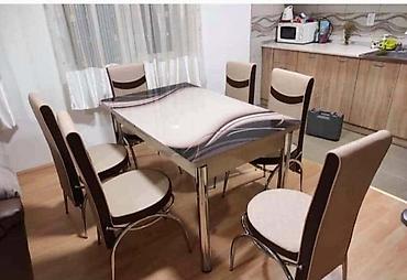 Setovi stolova i stolica: 08. AKCIJAAA STO I 6 STOLICA 230EUR Roba iz uvoza. Atraktivni dezeni — 6