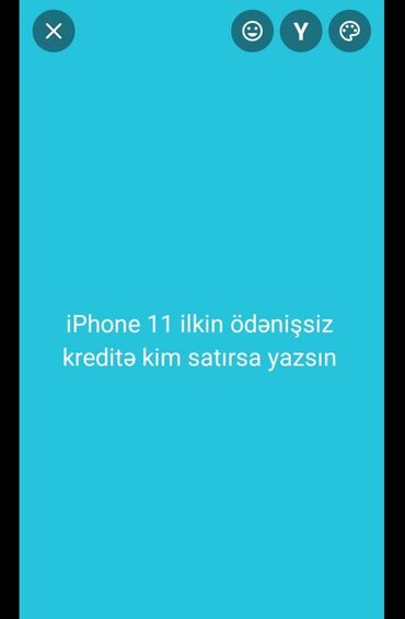 iphone ikinci el telefonlar: IPhone 11, 128 ГБ, Black Titanium, Кредит