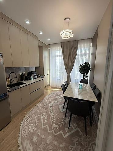 хаус кг бишкек: 2 комнаты, 57 м², Элитка, 13 этаж, Евроремонт — 1