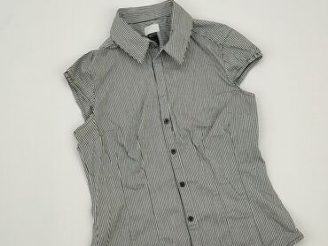 czarne ażurowe bluzki: Блуза жіноча, H&M, L, стан - Хороший