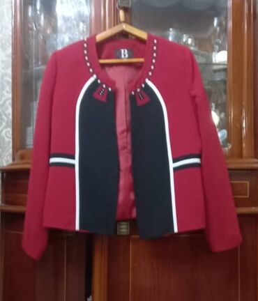 пиджак красный: Костюм с юбкой, Модель юбки: Карандаш, Пиджак