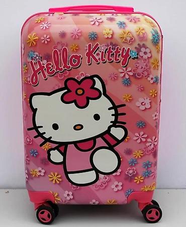 Putni koferi i torbe: Hello Kitty set kofera – 2 kom - Dizajn: Roze, sa Hello Kitty motivom — 7