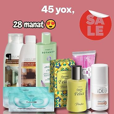 Kosmetika dəstləri: Faberlic məhsulları və xüsusi təkliflər - Pul hədiyyəsi kampaniyası — 18