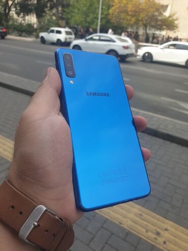 discover note 13 plus характеристики: Samsung Galaxy A7 2018, 64 ГБ, цвет - Синий, Гарантия, Отпечаток пальца, Две SIM карты