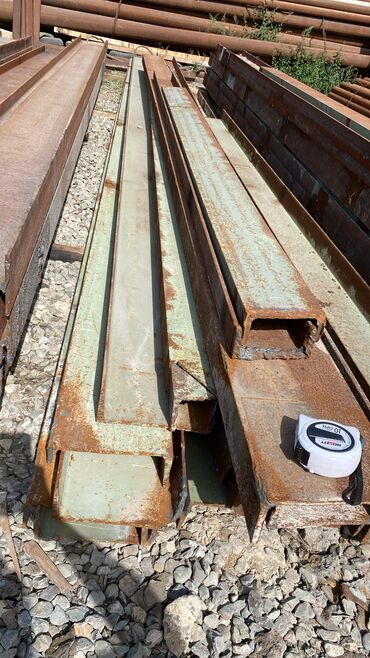 бетонные кольца больших размеров: Metal konstruksiya şpalkaları və profillər dəsti - Material: polad -