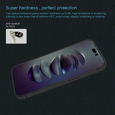 duplikator za dzem: Folija za zastitu ekrana GLASS Nillkin H za iPhone 14 Pro (6.1) — 7