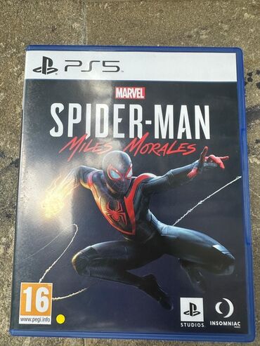 PS5 üçün Marvel Spider-Man Miles Morales oyunu. Bu oyun PlayStation 5