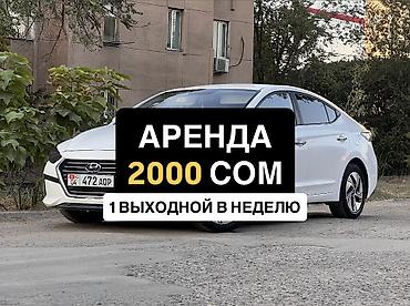 авто ареда: Сдаю Hyundai Elantra под такси, Долгосрочно, | Залог, Предоплата, Водительские права — 1